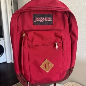 JanSport Red Backpack for Men